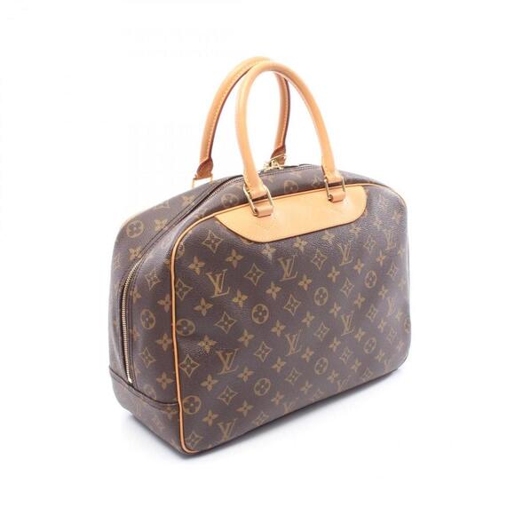 LOUIS VUITTON Brown Monogram Leather Deauville Bag - Picture 2 of 8
